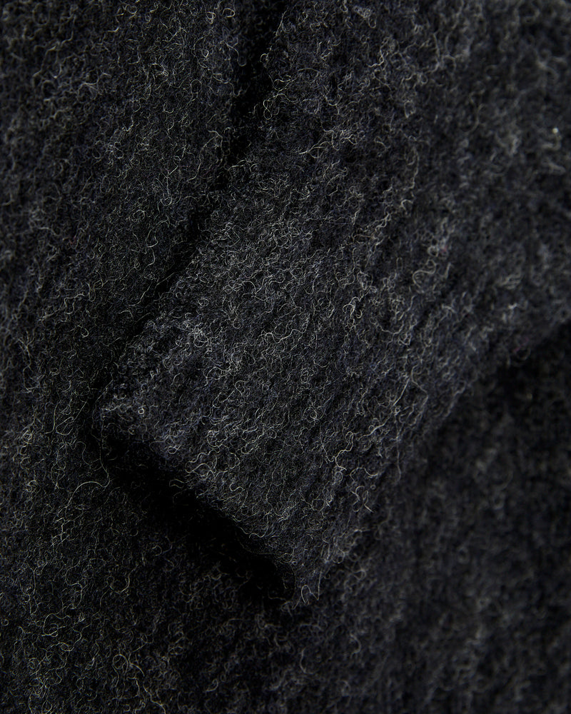 "Birth of the Cool" Wool Sweater in Charcoal