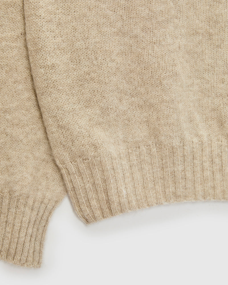 "Birth of the Cool" Wool Sweater in Cosmic Latte
