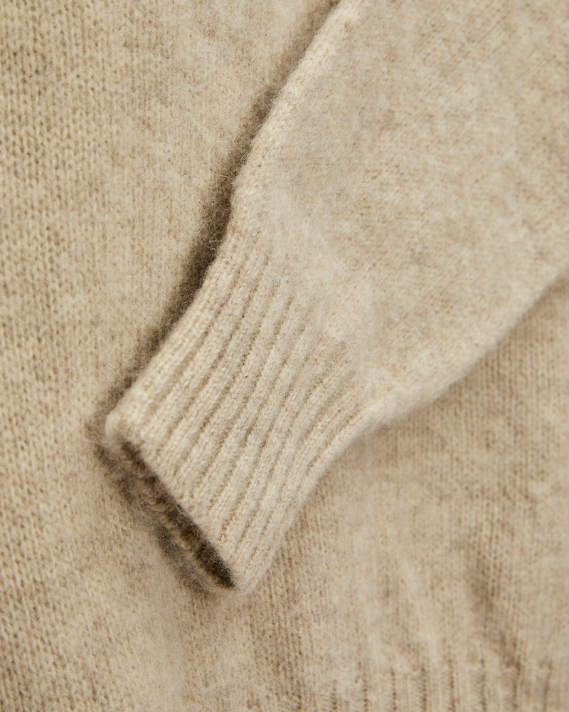 "Birth of the Cool" Wool Sweater in Cosmic Latte