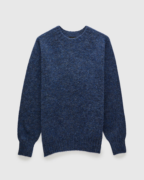 "Birth of the Cool" Wool Sweater in Denim