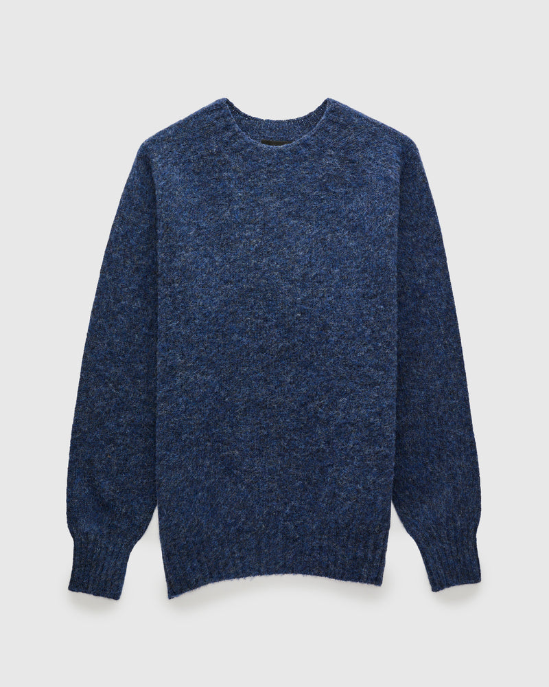 "Birth of the Cool" Wool Sweater in Denim
