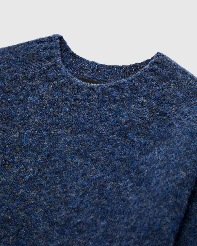 "Birth of the Cool" Wool Sweater in Denim
