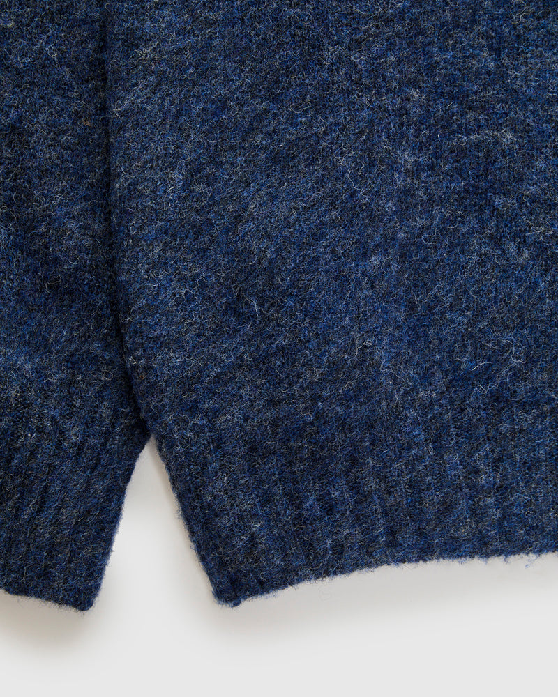"Birth of the Cool" Wool Sweater in Denim