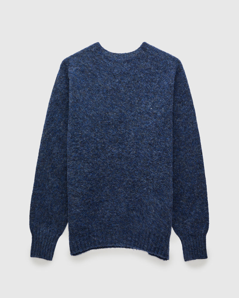 "Birth of the Cool" Wool Sweater in Denim