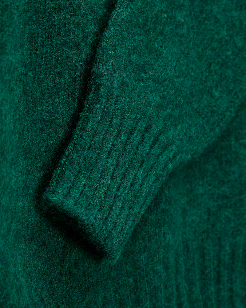 "Birth of the Cool" Wool Sweater in Forest