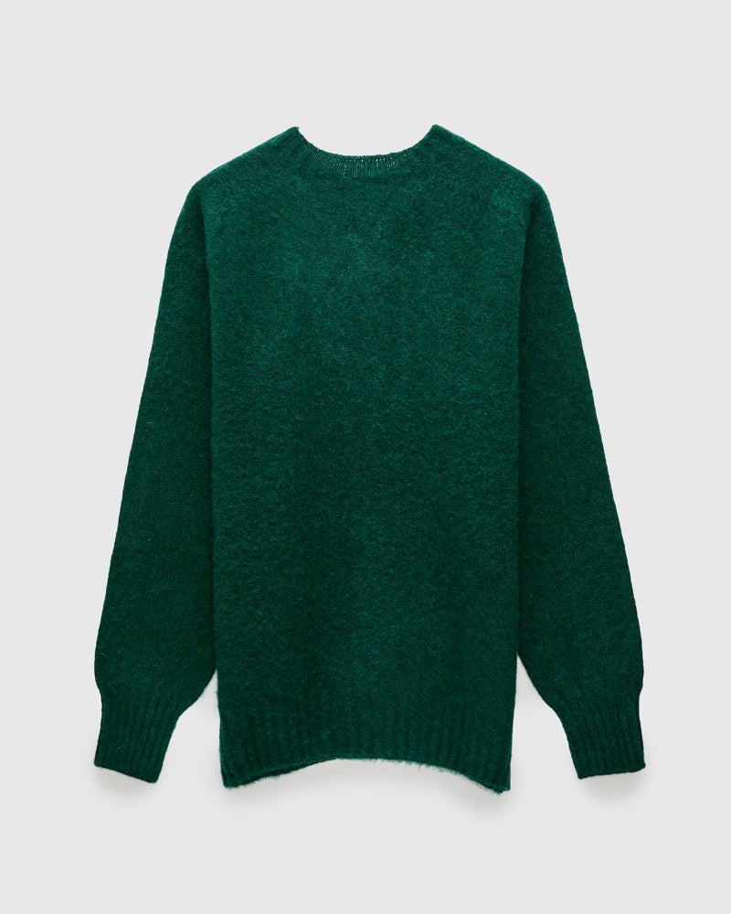 "Birth of the Cool" Wool Sweater in Forest