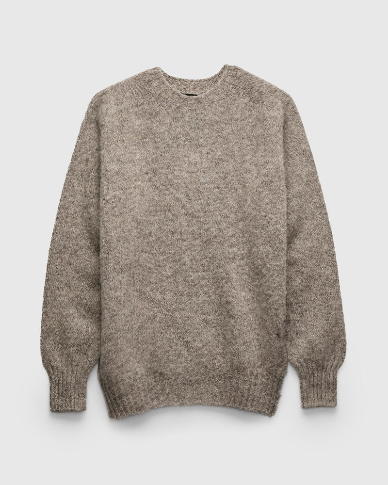 "Birth of the Cool" Wool Sweater in Mixed Shrooms