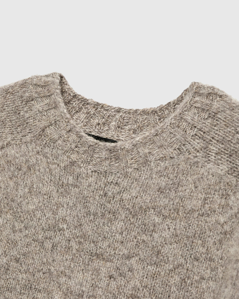 "Birth of the Cool" Wool Sweater in Mixed Shrooms