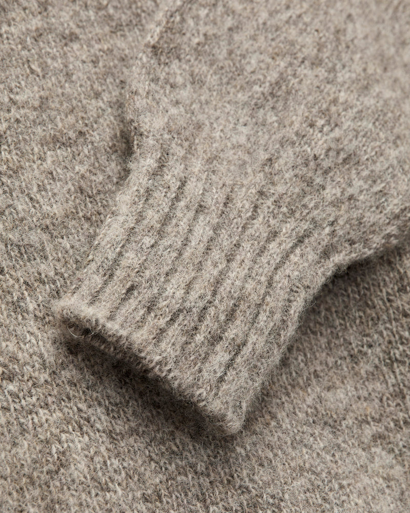 "Birth of the Cool" Wool Sweater in Mixed Shrooms