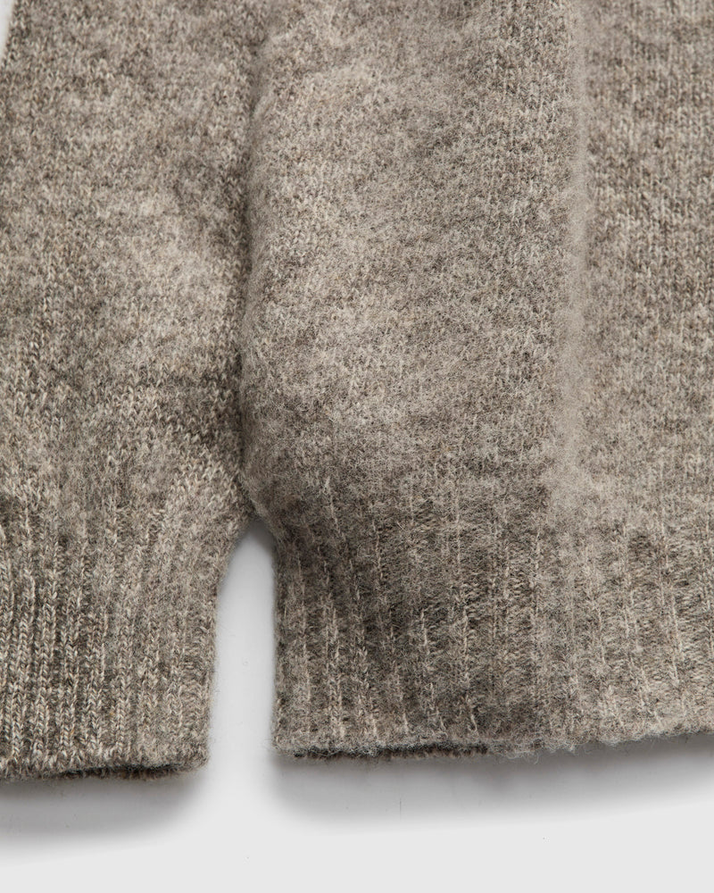 "Birth of the Cool" Wool Sweater in Mixed Shrooms