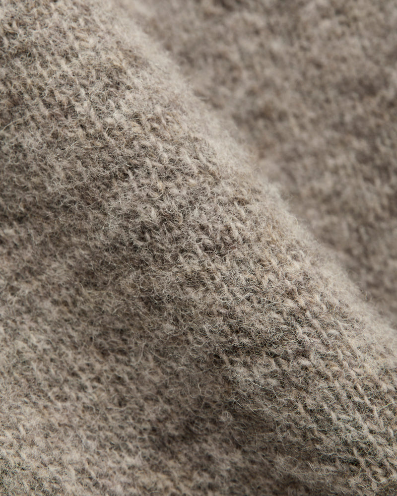 "Birth of the Cool" Wool Sweater in Mixed Shrooms