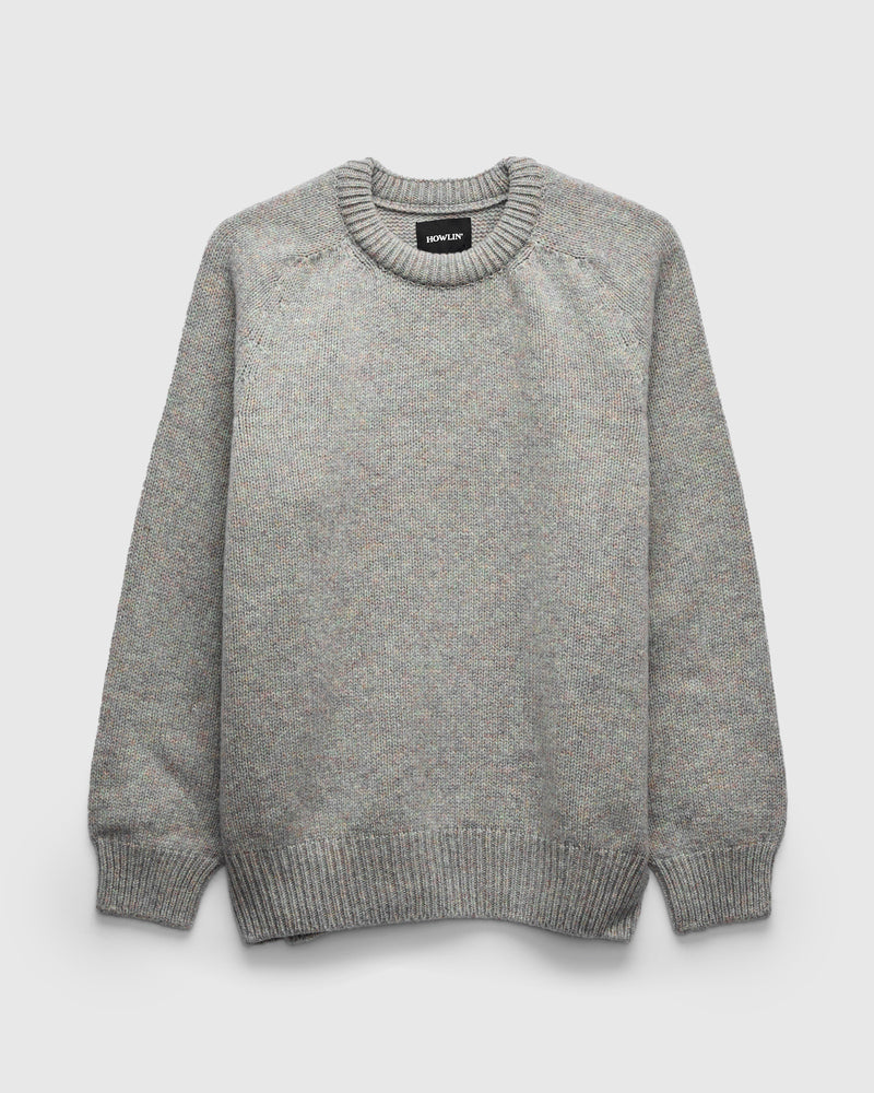 "Boxy Space Knit" Wool Sweater in Galaxy