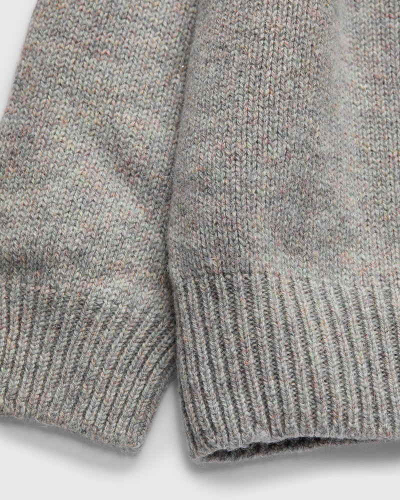 "Boxy Space Knit" Wool Sweater in Galaxy