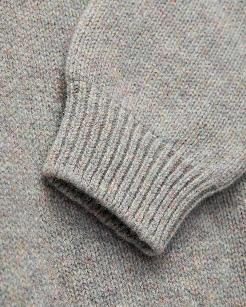 "Boxy Space Knit" Wool Sweater in Galaxy