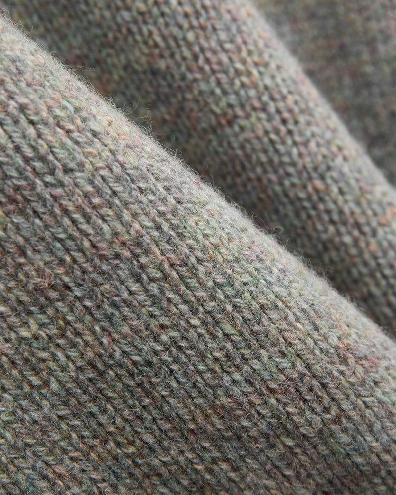 "Boxy Space Knit" Wool Sweater in Galaxy