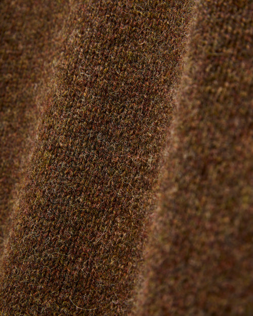 "Boxy Space Knit" Wool Sweater in Spark