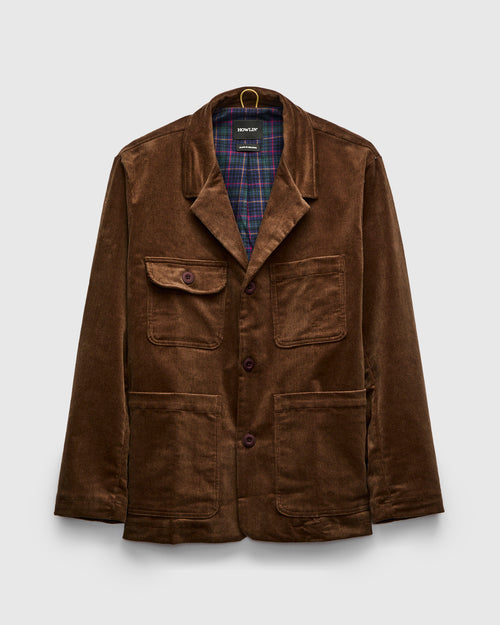 Cosmic Blazer Deluxe in Brown Corduroy