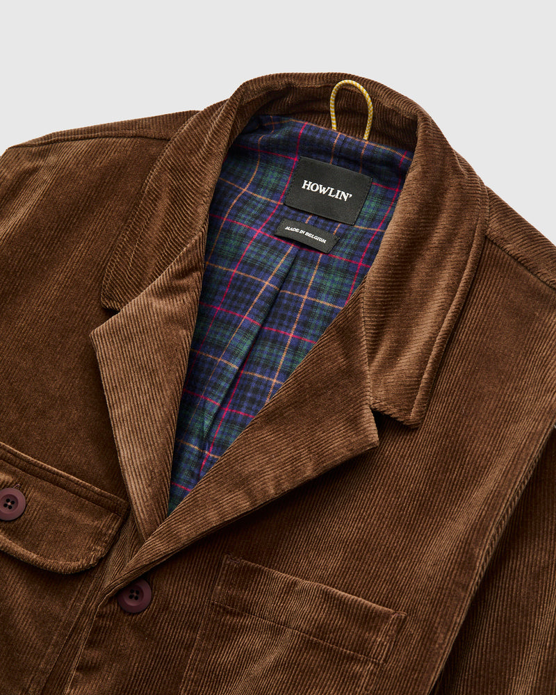 Cosmic Blazer Deluxe in Brown Corduroy