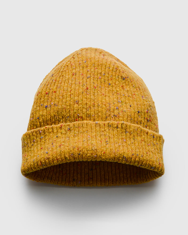 "Out of the Blue" Wool Beanie in Goldeneye