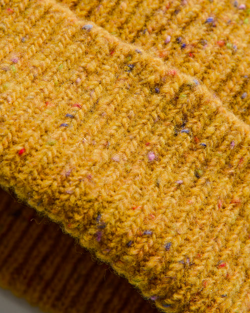 "Out of the Blue" Wool Beanie in Goldeneye