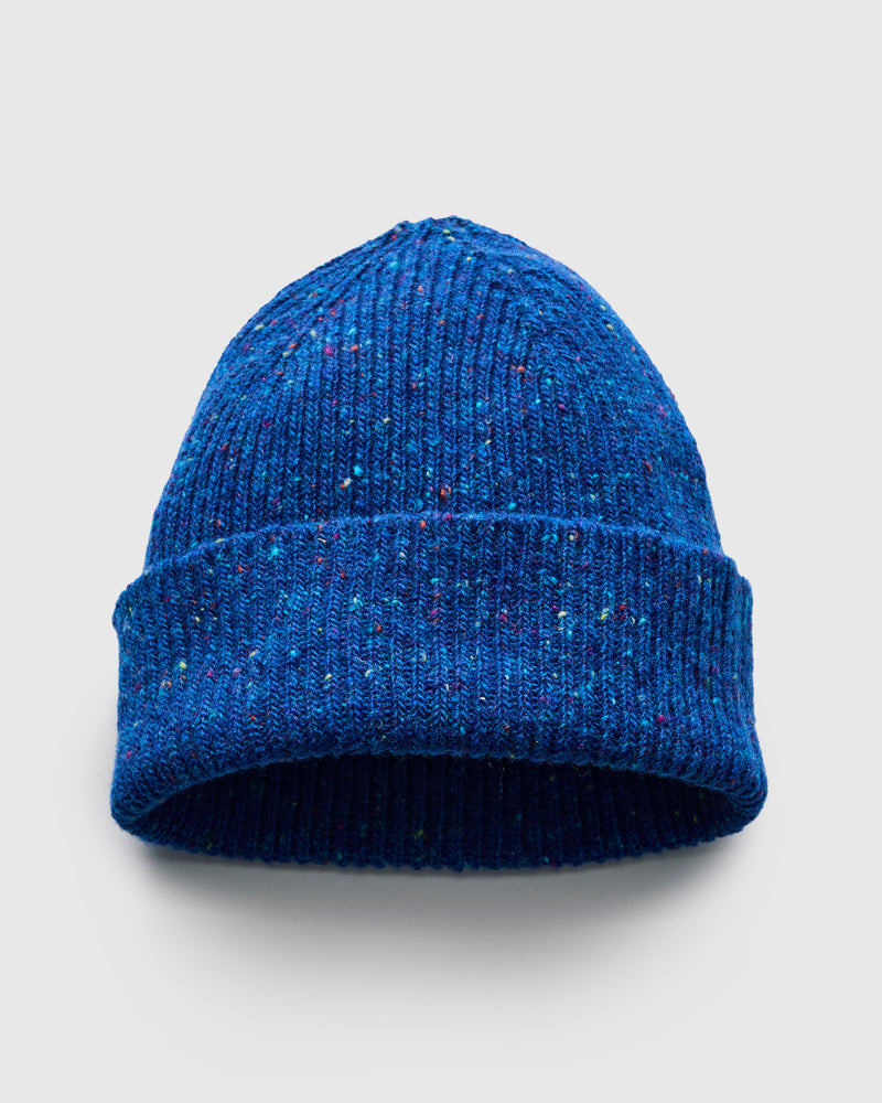 "Out of the Blue" Wool Beanie in Transcendent