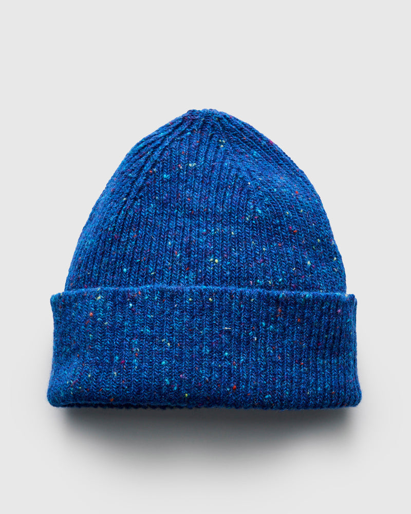 "Out of the Blue" Wool Beanie in Transcendent