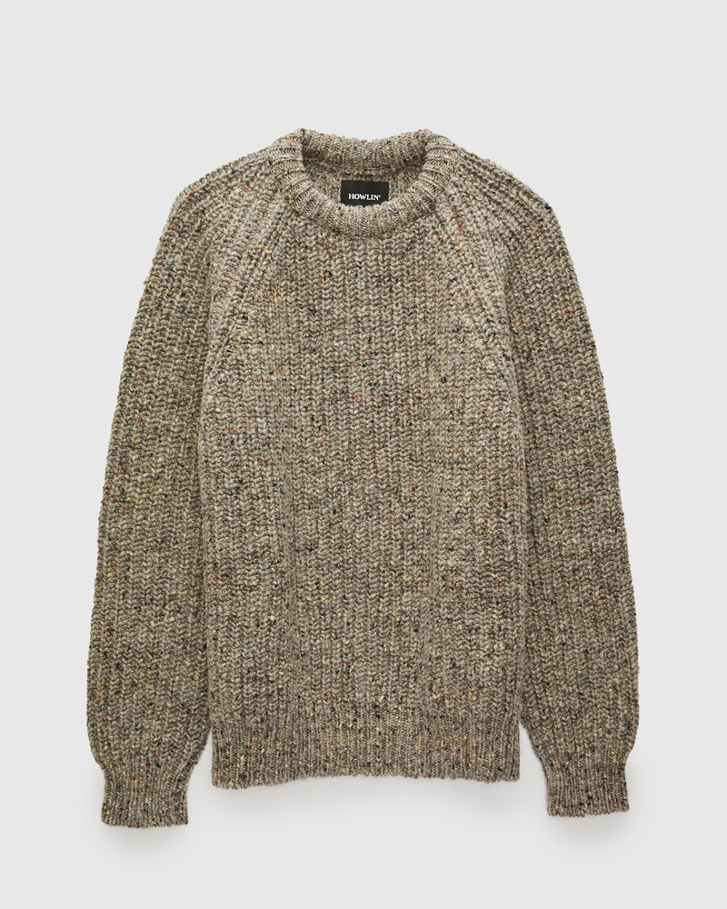 "Taste Of The Future" Wool Knit Sweater in Greymix