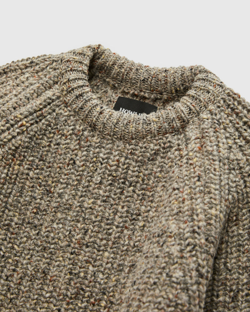 "Taste Of The Future" Wool Knit Sweater in Greymix