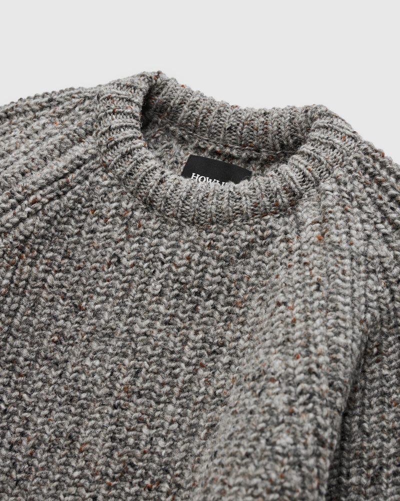 "Taste Of The Future" Wool Knit Sweater in Greymix