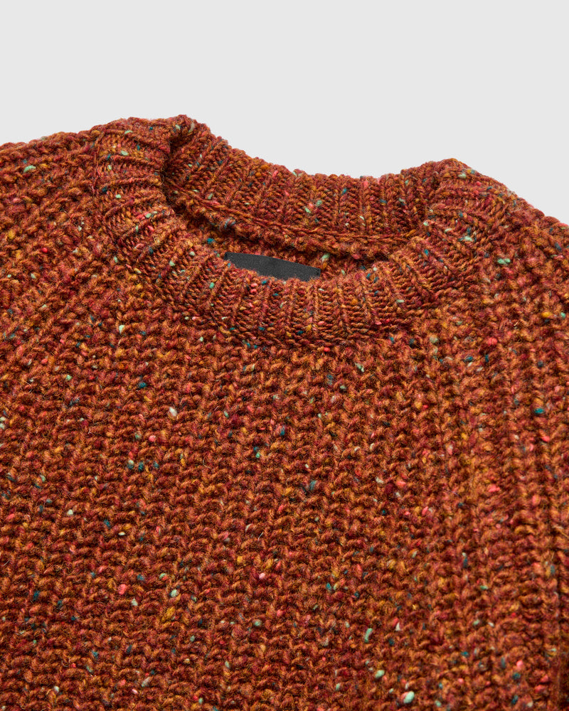 "Taste Of The Future" Wool Knit Sweater in Mars