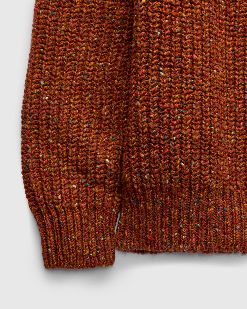 "Taste Of The Future" Wool Knit Sweater in Mars