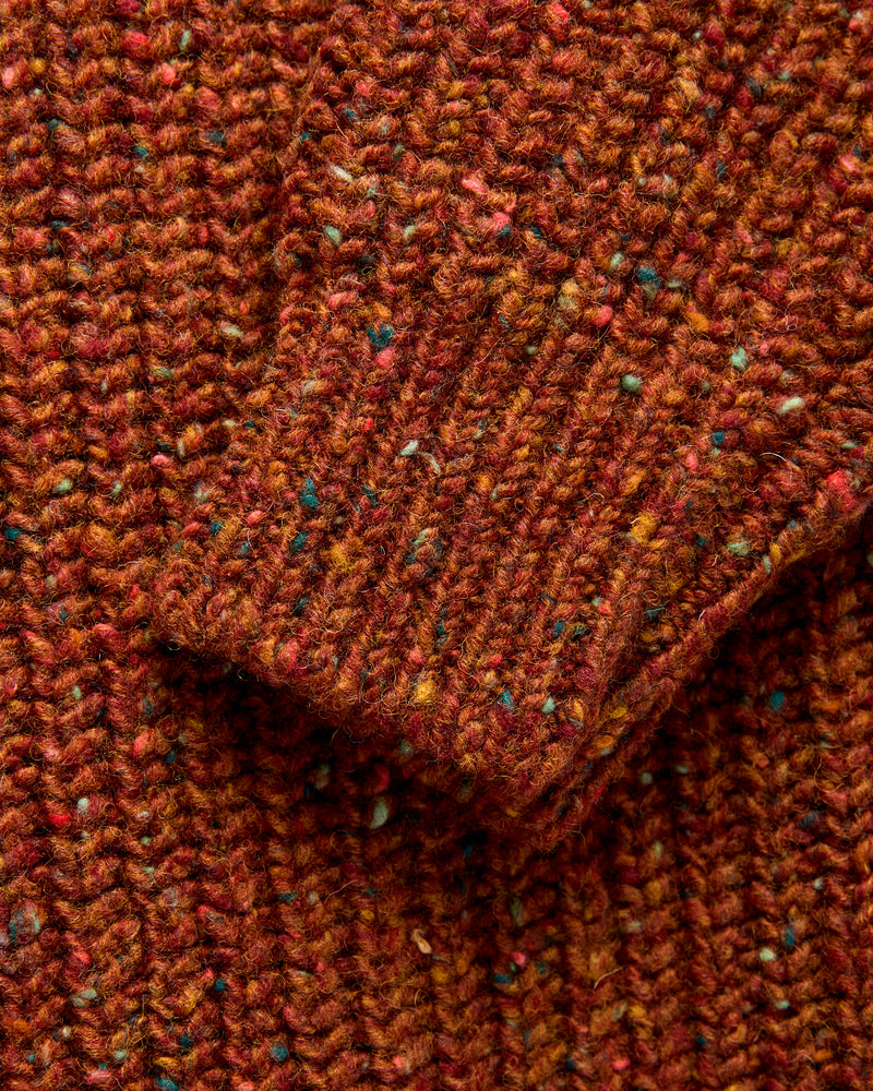 "Taste Of The Future" Wool Knit Sweater in Mars