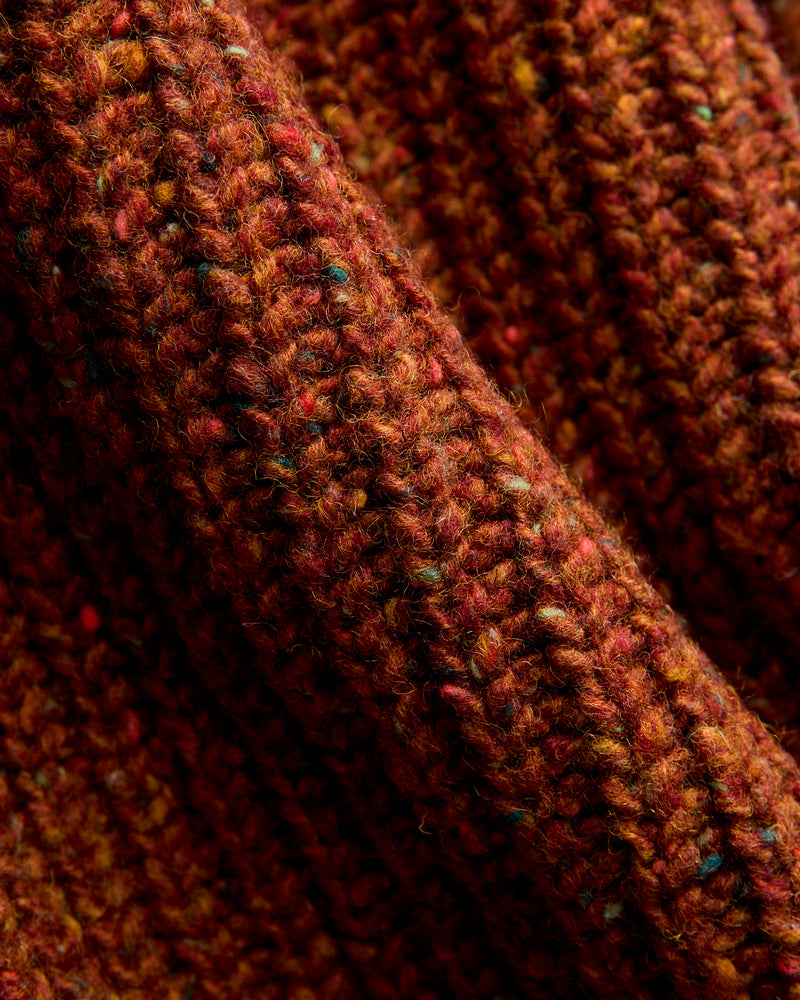 "Taste Of The Future" Wool Knit Sweater in Mars