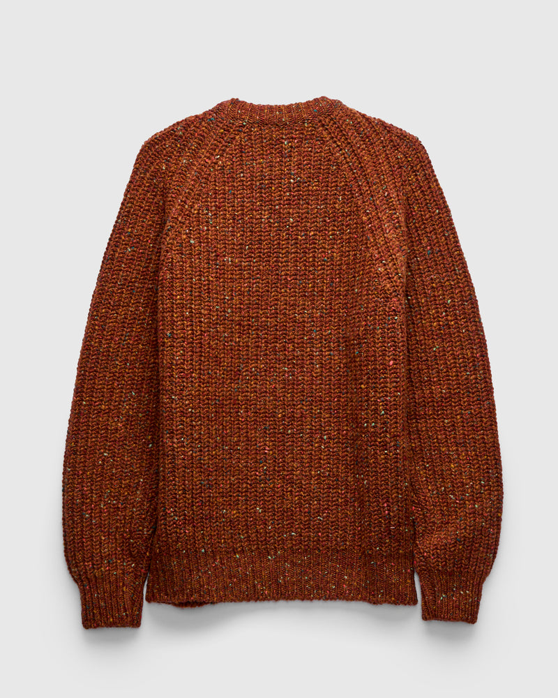 "Taste Of The Future" Wool Knit Sweater in Mars