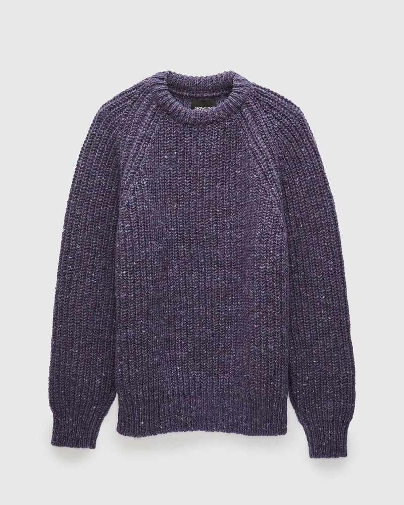 "Taste Of The Future" Wool Knit Sweater in Violet Dreams