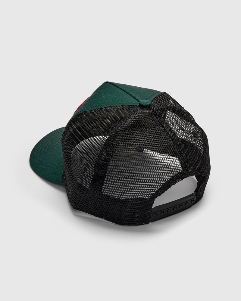 Tow Service Trucker Cap in Green