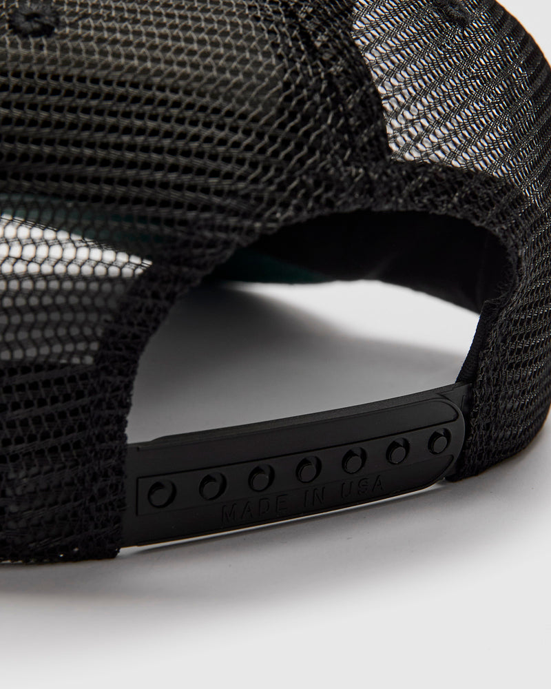 Tow Service Trucker Cap in Green