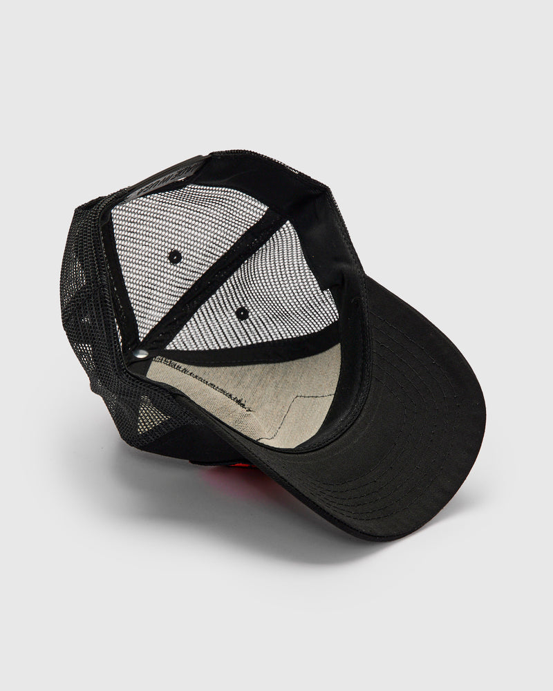 "Denim, Etc." Trucker Cap in Black