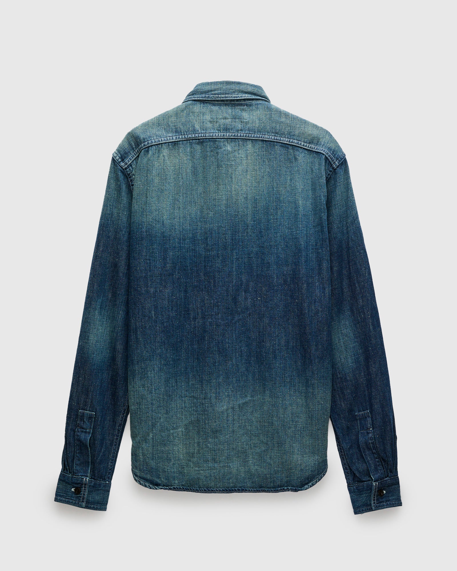 トップス roughlow timeless DENIM shirt timeless DENIM shirt ご注文