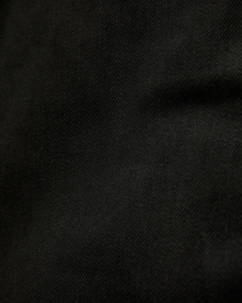 "Willie" 13oz Black Selvedge Denim - Classic Straight Fit