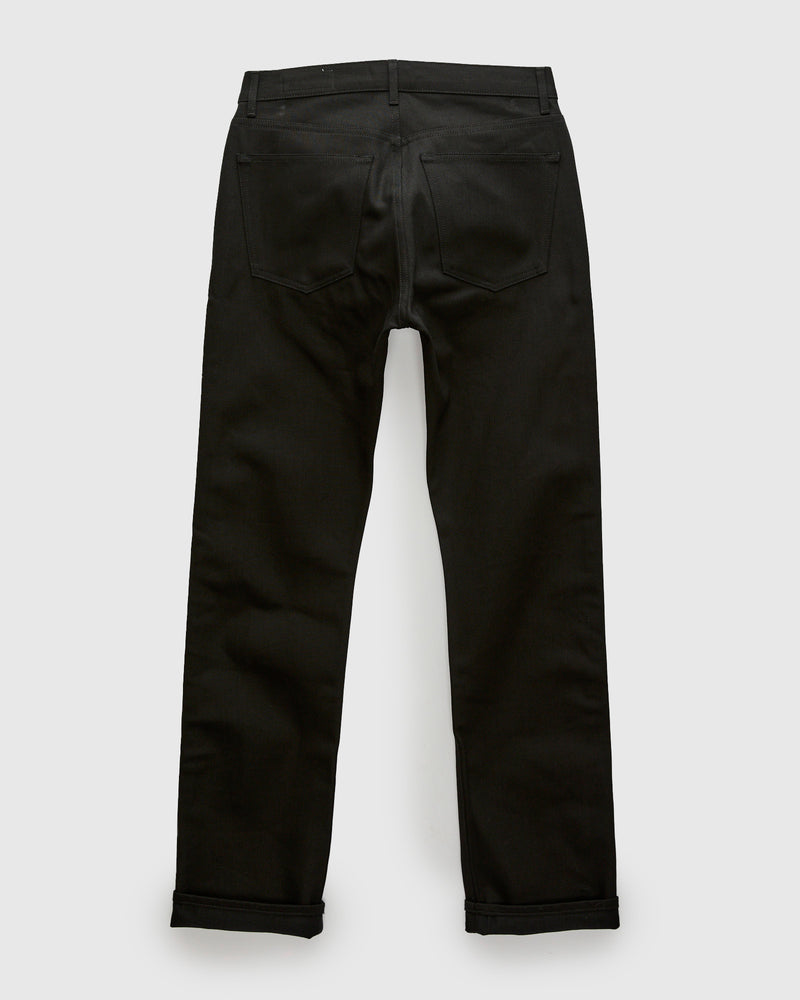 "Willie" 13oz Black Selvedge Denim - Classic Straight Fit