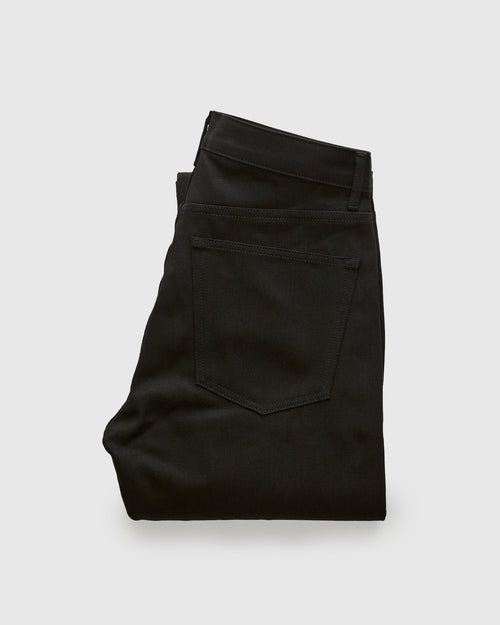 "Willie" 13oz Black Selvedge Denim - Classic Straight Fit