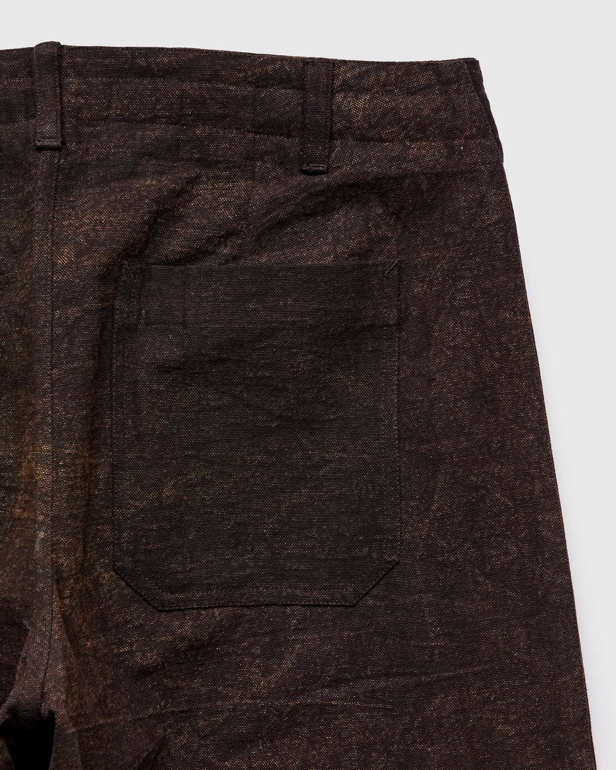 Close Raka Raka Pants in Iron Brown Crackle Canvas – Blue Owl Workshop