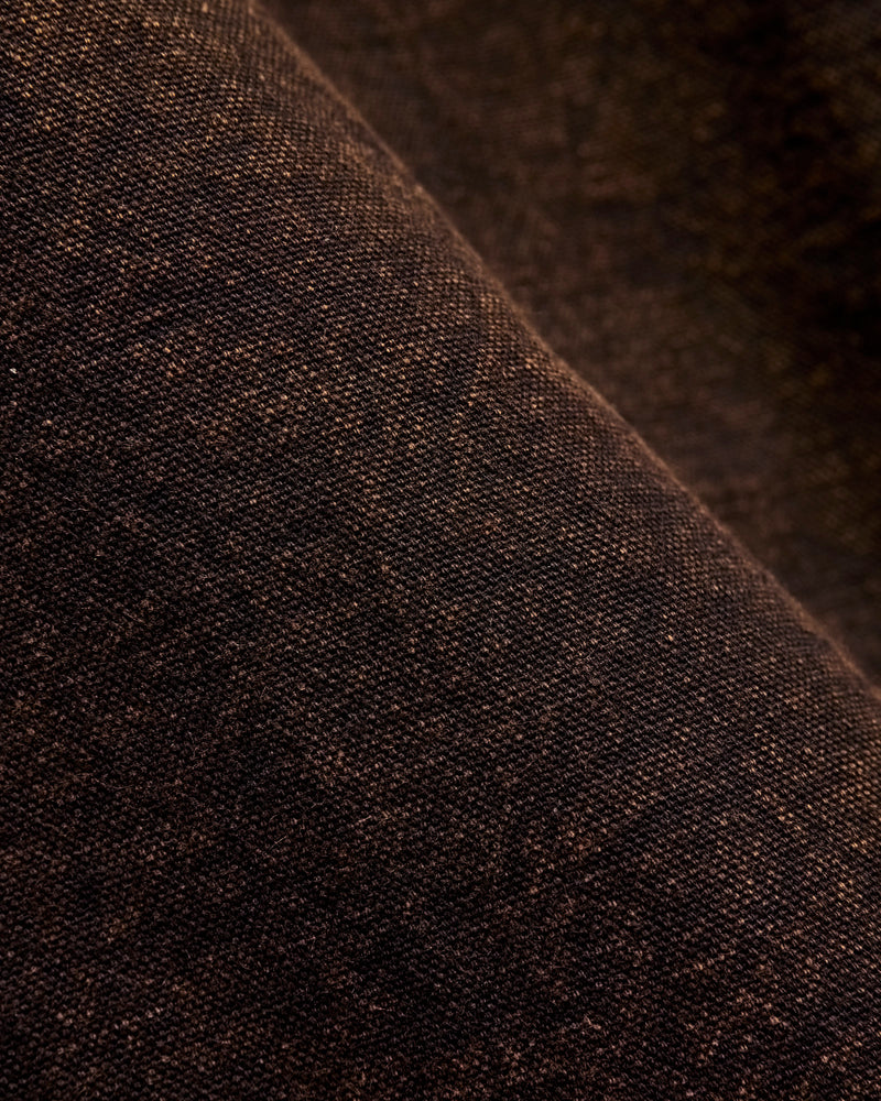 Raka Pants in Iron Brown Crackle Canvas