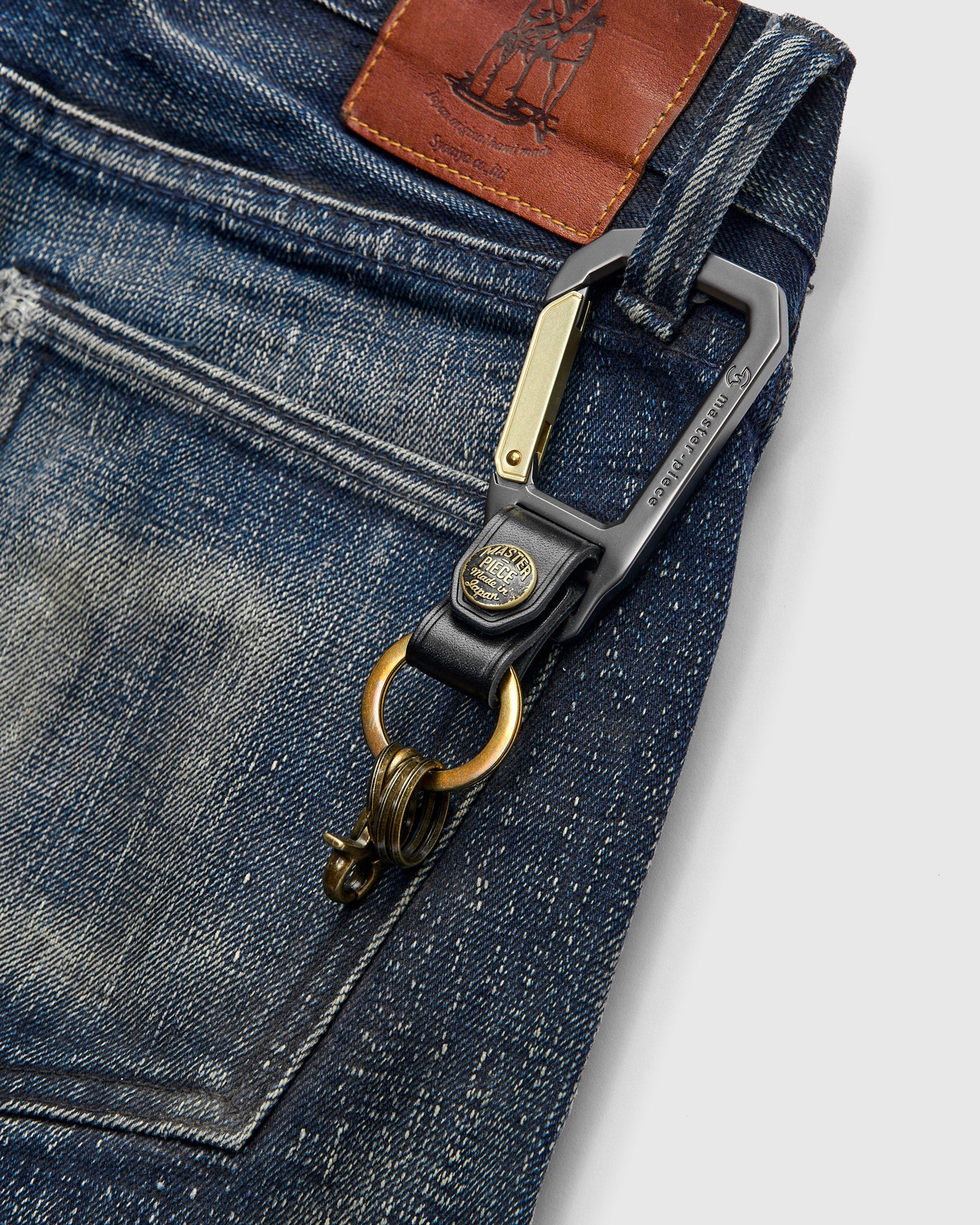 Carabiner Keychain in Black – Blue Owl Workshop