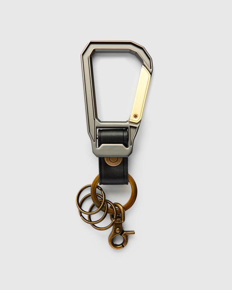 Carabiner Keychain in Black