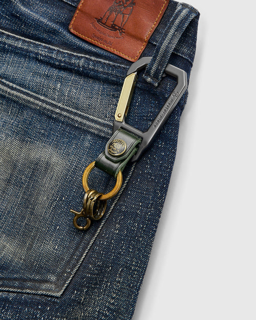 Carabiner Keychain in Green