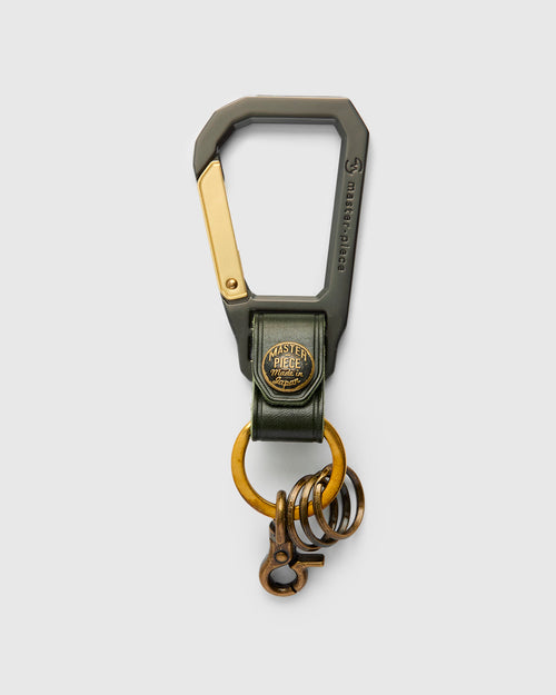 Carabiner Keychain in Green