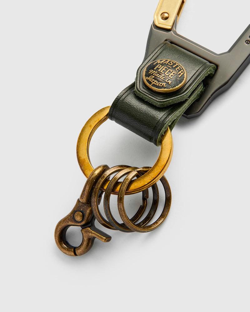 Carabiner Keychain in Green