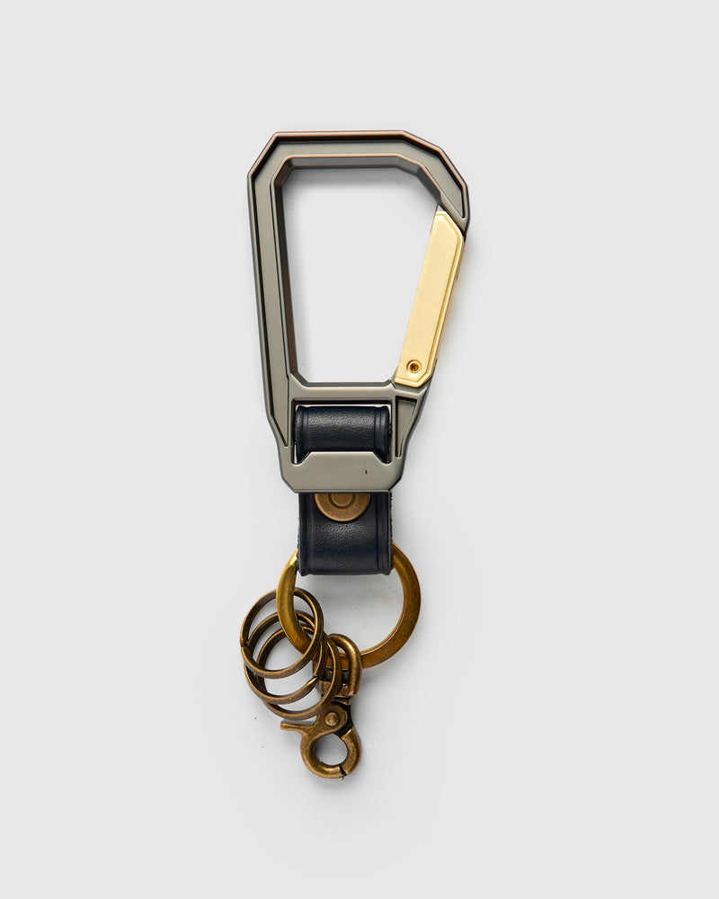 Carabiner Keychain in Navy